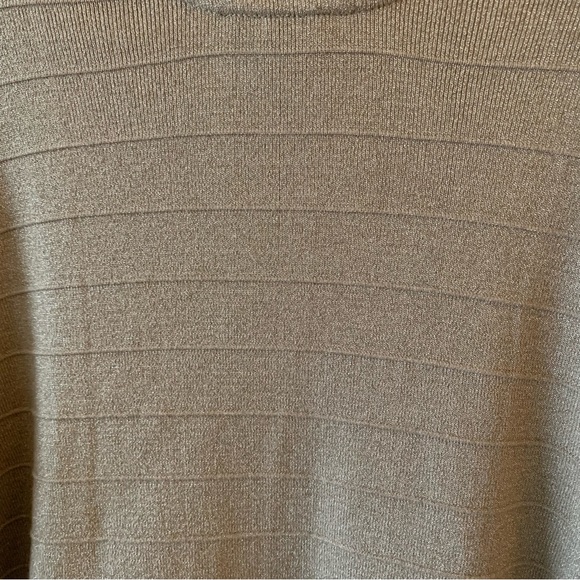 Lane Bryant Gold Stretch Zip-up Cardigan Sweater - Picture 2 of 5